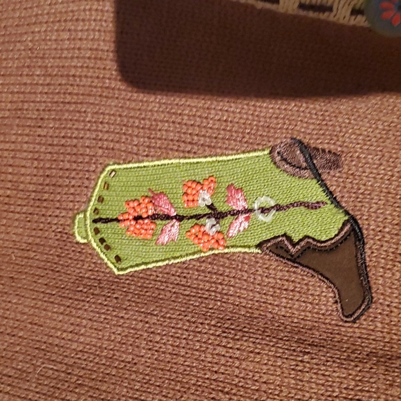 Like new! Vintage Storybook Knits great boots tunic sweater - Picture 5 of 13